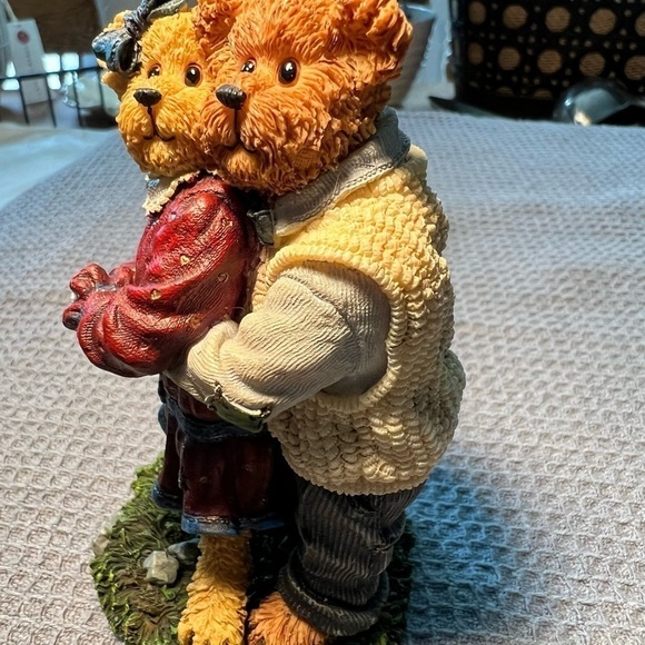 2003 Boyds Bear Bearstone Amy & Mark The Perfect Match Figurine 2277926 - Picture 4 of 11